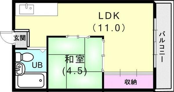 兵庫県神戸市垂水区北舞子１丁目(賃貸マンション2DK・3階・31.74㎡)の写真 その2