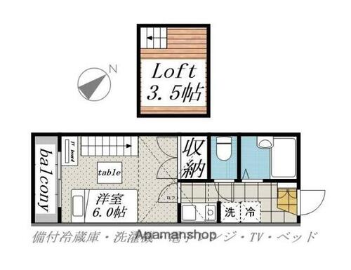 同じ建物の物件間取り写真 - ID:216001958836