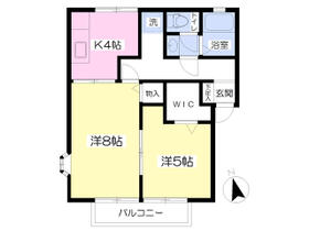 メゾン・ド・クレールＡ 105 ｜ 栃木県宇都宮市鶴田町（賃貸アパート2K・1階・44.60㎡） その2