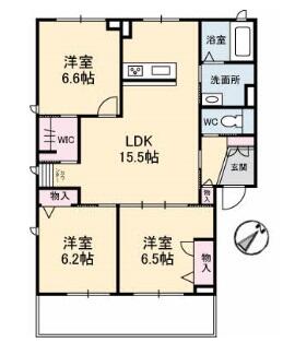 同じ建物の物件間取り写真 - ID:238007272916