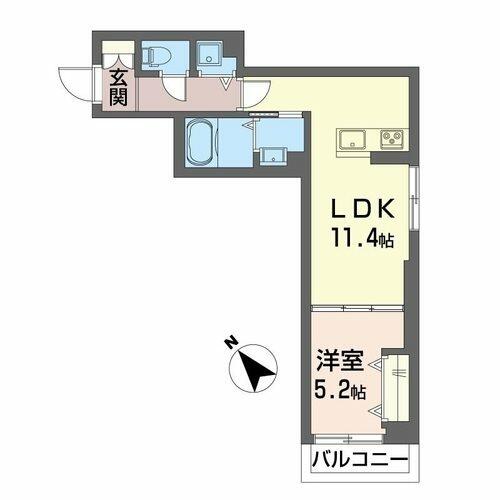 同じ建物の物件間取り写真 - ID:214052448838