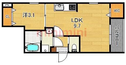 ヘーベルメゾン芥川｜大阪府高槻市芥川町２丁目(賃貸マンション1LDK・1階・34.01㎡)の写真 その2