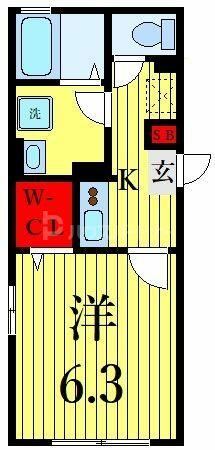 Ｍａｉｓｏｎ　ｄｅ　ｌａ　ｐｏｍｍｅ 101｜東京都江戸川区松島１丁目(賃貸アパート1K・1階・23.19㎡)の写真 その2