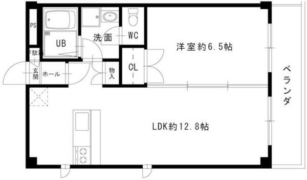 メゾン苺 201｜愛知県北名古屋市西春駅前１丁目(賃貸アパート1LDK・2階・42.40㎡)の写真 その2