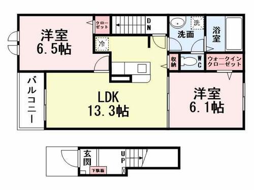 同じ建物の物件間取り写真 - ID:240028437110