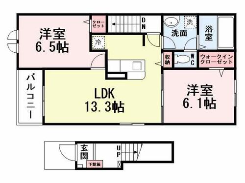 同じ建物の物件間取り写真 - ID:240028600651