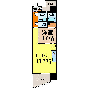 ｔｈｅｇｌａｓｓｅｓ（ザ・グラッシーズ）｜愛知県名古屋市中区千代田４丁目(賃貸マンション1LDK・6階・41.49㎡)の写真 その2