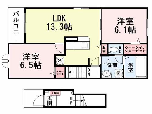 同じ建物の物件間取り写真 - ID:240028625374