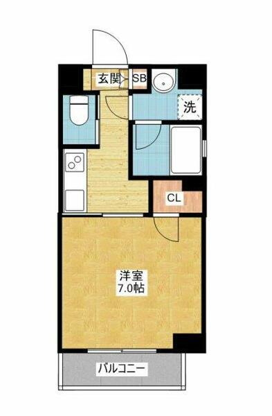 ＮＮＳ１２１｜愛知県名古屋市西区則武新町３丁目(賃貸マンション1K・2階・26.71㎡)の写真 その2