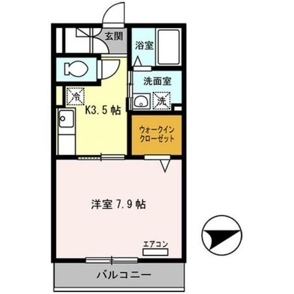 メルレット｜大阪府摂津市千里丘東１丁目(賃貸アパート1K・1階・30.05㎡)の写真 その2