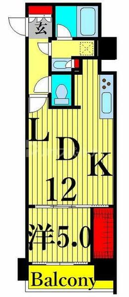 ブラウ上野入谷｜東京都台東区下谷２丁目(賃貸マンション1LDK・4階・41.74㎡)の写真 その2