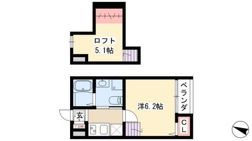 同じ建物の物件間取り写真 - ID:223031840837