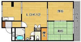 中津ハイツ７８ 503 ｜ 大阪府茨木市中津町（賃貸マンション2LDK・5階・53.94㎡） その2