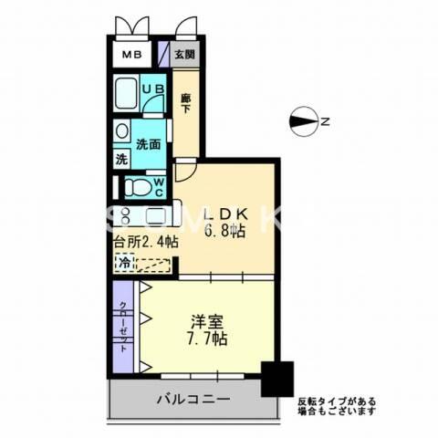 アルファレガロ西古松｜岡山県岡山市北区西古松(賃貸マンション1LDK・7階・40.92㎡)の写真 その2