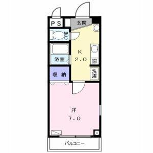 グレースハイム甲陽 101｜愛知県名古屋市中村区並木２丁目(賃貸マンション1K・1階・24.90㎡)の写真 その2