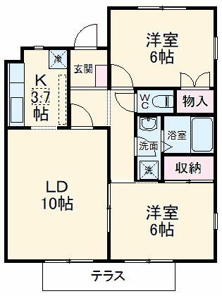 同じ建物の物件間取り写真 - ID:214055266906