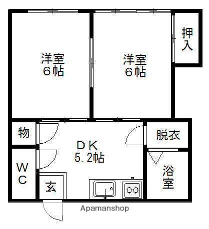 同じ建物の物件間取り写真 - ID:202009221625