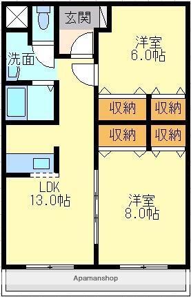 同じ建物の物件間取り写真 - ID:207001003106