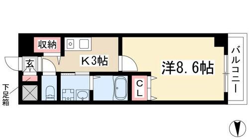 同じ建物の物件間取り写真 - ID:223031352287