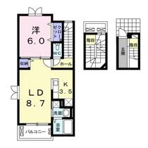 グリーン　リーブス　青葉  ｜ 大阪府豊中市西泉丘１丁目（賃貸アパート1LDK・3階・53.00㎡） その2