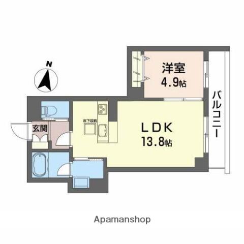 同じ建物の物件間取り写真 - ID:204004206188