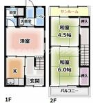 守口市藤田町５丁目 2階建 築50年のイメージ