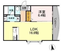 静岡県浜松市中央区和田町（賃貸マンション1LDK・4階・50.40㎡） その3