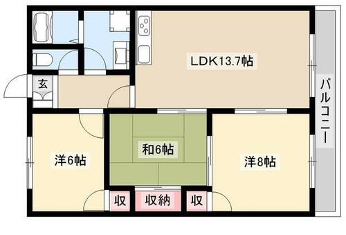 同じ建物の物件間取り写真 - ID:223030404623