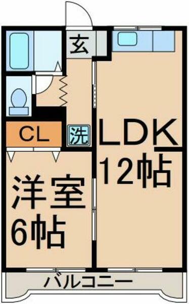 ゴールデン　パレス 0302｜東京都立川市高松町１丁目(賃貸マンション1LDK・3階・39.70㎡)の写真 その2