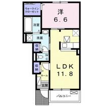 ラメール　Ｂ  ｜ 愛知県豊川市桜町２丁目（賃貸アパート1LDK・1階・48.35㎡） その2