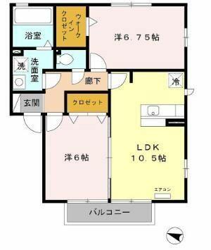 同じ建物の物件間取り写真 - ID:211046560366