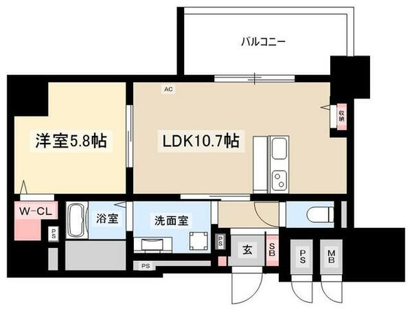 Ｂｅｌ　Ｓｐａｚｉｏ　ＩＳＳＨＡ 203｜愛知県名古屋市名東区高社１丁目(賃貸マンション1LDK・2階・43.76㎡)の写真 その2