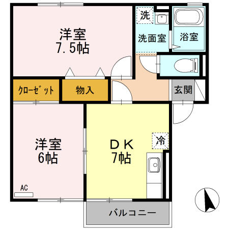 同じ建物の物件間取り写真 - ID:216002002973