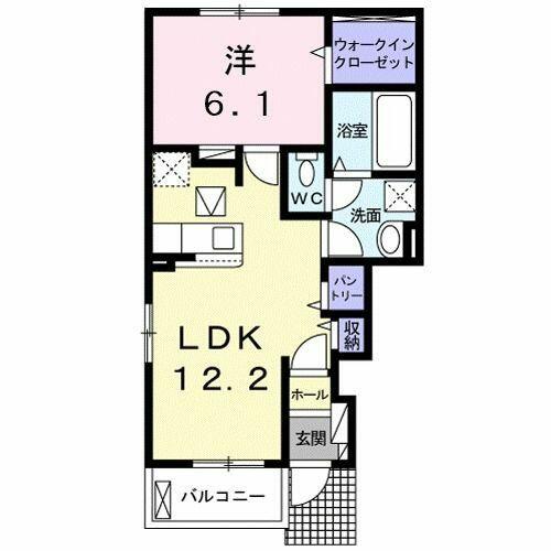 スリービーク吹上｜神奈川県横浜市戸塚区深谷町(賃貸アパート1LDK・1階・44.55㎡)の写真 その2