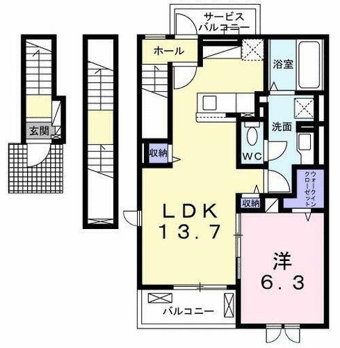 同じ建物の物件間取り写真 - ID:212041785002