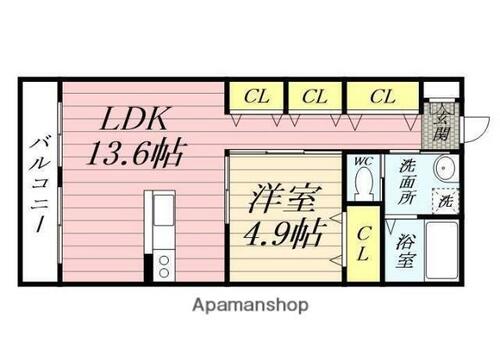 同じ建物の物件間取り写真 - ID:204004225473