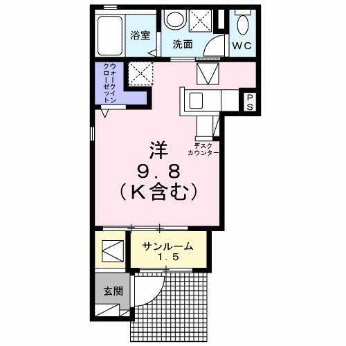 ルナ・コート習志野｜千葉県習志野市藤崎６丁目(賃貸アパート1R・1階・29.40㎡)の写真 その2