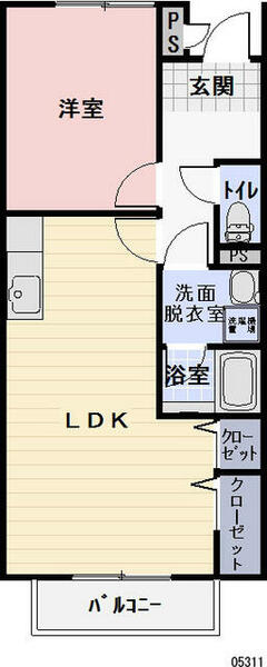 リバティ　ハイツＡ 202｜長野県伊那市境(賃貸アパート1LDK・2階・45.50㎡)の写真 その2