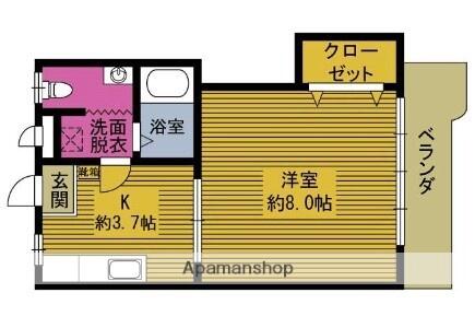 メゾン舞鶴 403｜大分県大分市今津留１丁目(賃貸マンション1K・4階・28.00㎡)の写真 その2