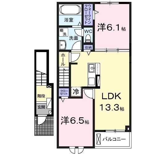 同じ建物の物件間取り写真 - ID:212045593702