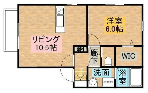 静岡県浜松市中央区幸１丁目(賃貸アパート1LDK・2階・40.96㎡)の写真 その2