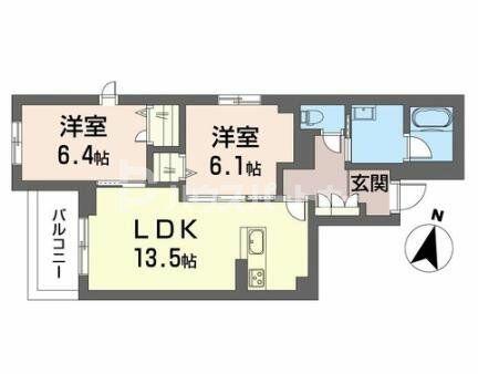 同じ建物の物件間取り写真 - ID:212041784363