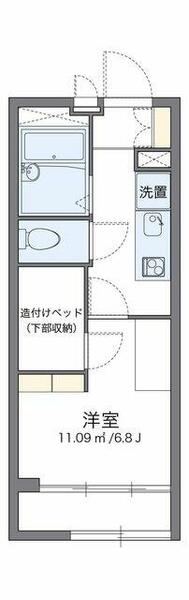 レオパレスコンフォート｜千葉県習志野市大久保２丁目(賃貸アパート1K・2階・19.87㎡)の写真 その2