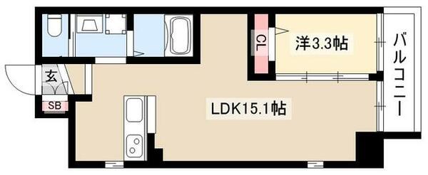 アランヴェール覚王山 501｜愛知県名古屋市千種区姫池通３丁目(賃貸マンション1LDK・5階・40.85㎡)の写真 その2