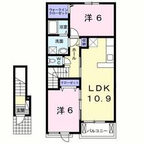 アルバⅠ 202 ｜ 茨城県神栖市知手中央１０丁目（賃貸アパート2LDK・2階・57.21㎡） その2