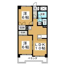 グリーンリーフ泉  ｜ 宮城県仙台市泉区松森字明神（賃貸マンション2LDK・3階・50.11㎡） その2