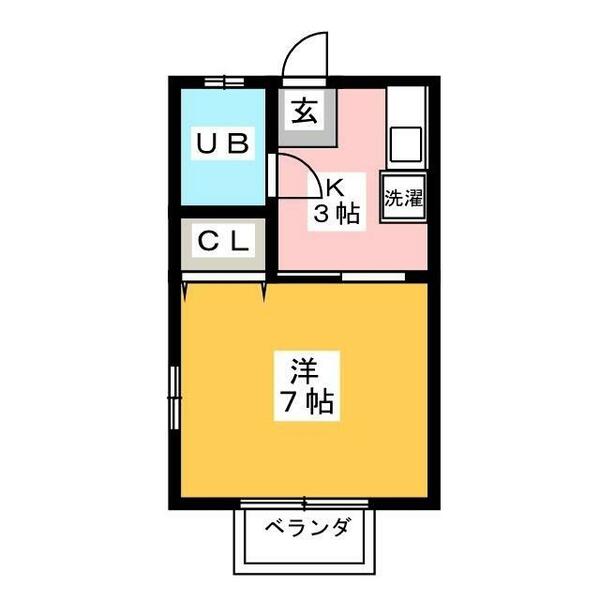Ｔハウス 201｜東京都八王子市万町(賃貸アパート1K・2階・21.06㎡)の写真 その2