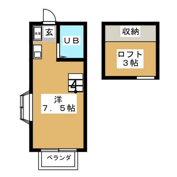 第１アーバンヒル国立 205｜東京都国分寺市西町２丁目(賃貸アパート1K・2階・17.01㎡)の写真 その2