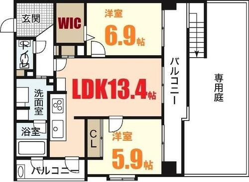 同じ建物の物件間取り写真 - ID:234022541933