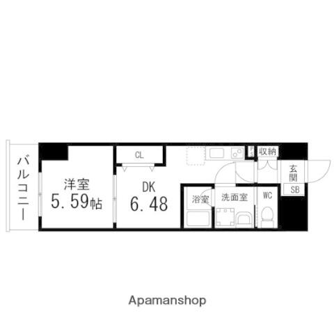 同じ建物の物件間取り写真 - ID:204004172077